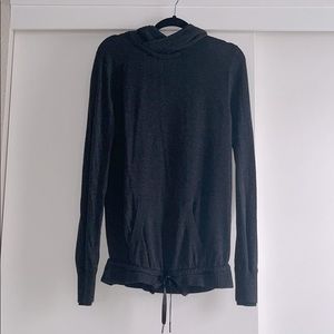 Lululemon Charcoal Grey Hooded Sweater